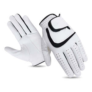 Gants de golf de qualité supérieure en gros OEM, logo personnalisé, cuir souple, haute adhérence, respirant, adaptés à l'entraînement de golf professionnel en plein air - Product Image 1
