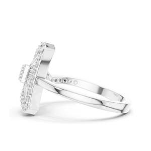 Anillo de Diamante de Laboratorio con Forma Triangular de 0.337 CT para Mujer, Claridad VVS-VS EF, Oro de 18KT, 14KT, 10KT y Plata 925, Rosa, Amarillo - Product Image 6