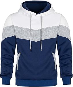 Pull à capuche pour hommes Blend Fleece Sweat à manches longues avec poches kangourou - Product Image 1