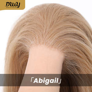 Abigail-DWY Body Wave Wig with Silky Straight Virgin Hair Librea Lace Front Long and <b>Medium</b> Length Options Natural Hairline - Product Image 2