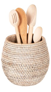 Paniers de rangement multifonctionnels modernes en rotin naturel faits à la main, écologiques, en forme de cercle, fabriqués à Hanoï - Product Image 3