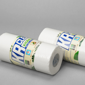 Krclean-Paños de limpieza desechables, toallitas superabsorbentes de cocina para platos, mesas, círculo blanco sostenible, 100 hojas - Product Image 6