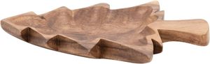 Tazón de madera de acacia con forma de árbol de Navidad hecho a mano natural de diseño elegante para vacaciones de Navidad y superventas para decoración del hogar - Product Image 4