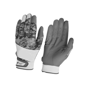 Guantes de bateo de colores grises y negros de alta calidad, guantes de bateo de béisbol de cuero sintético, el producto al por mayor más buscado 2025 - Product Image 4