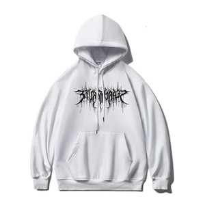 Sudaderas Holgadas con Capucha Bordadas, Transpirables y Ecológicas, Hechas de Tela de Algodón Cómoda para la Moda de Otoño, Venta al por Mayor - Product Image 2