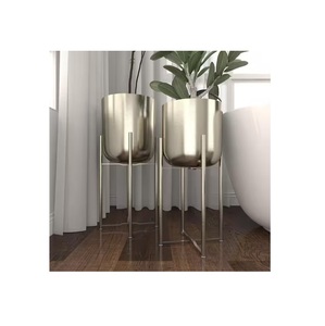 hot sale Modern hotel succulent plant <b>pots</b> indoor powder coated <b>large</b> metal planter in flower <b>pots</b> & planters flower <b>pots</b> - Product Image 2