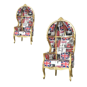 wholesale high back king and queen <b>princess</b> <b>chairs</b> wedding throne <b>chair</b> for sale commercial hotel <b>chairs</b> Indonesia Products - Product Image 3