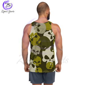 Lightweight Fabric Highest Quality Graphic Print <b>Tank</b> <b>Tops</b> Breathable <b>Tops</b> For Summer <b>Men</b> Clothing For Gym Training Workout - Product Image 4