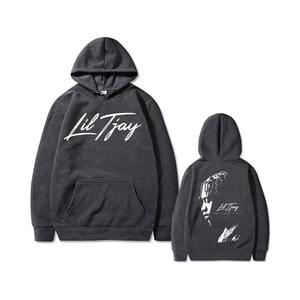 เสื้อฮู้ดแบบสวมหัวสำหรับผู้ชายพิมพ์ลายหน้าจอปักโลโก้ขนาด XS ซิปดีไซน์ขนแกะ - Product Image 4