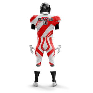 ชุดเสื้อเจอร์ซี่อเมริกันฟุตบอลสำหรับเด็กผู้ชายชุดยูนิฟอร์มแขนสั้นระบายอากาศได้ไซส์ใหญ่พิเศษออกแบบโลโก้ได้ตามต้องการ - Product Image 6