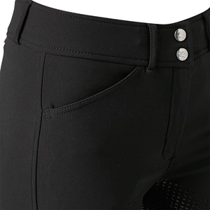 Collants d'équitation d'hiver pour femmes au design exclusif, culotte d'équitation en polyester respirant de qualité douce, pantalon d'équitation en silicone - Product Image 4