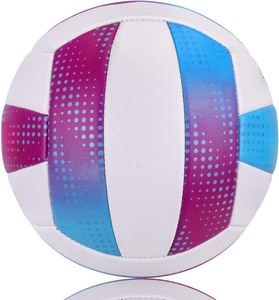 Ballons de volley en cuir modernes personnalisés pour les ligues sportives, les écoles et les événements bordés par des activités de promotion de logo - Product Image 1