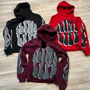 Sudadera con capucha para hombre hecha a medida nueva superventas al por mayor alta calidad 100% algodón transpirable impreso Yoga Top bajo MOQ - Product Image 5