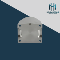Carcasa de Aluminio de Alta Calidad, Interfaces de Brida Mecanizadas VMC, Precisión Dimensional, Sistemas de Transmisión Mecánica Industrial