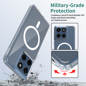 เคสโทรศัพท์มือถือกันกระแทก TPU แบบแข็งมีความยืดหยุ่นชาร์จด้วยแม่เหล็กเคสมือถือกันกระแทกโปร่งแสงสำหรับ Moto G Stylus 5G 2025 - Product Image 2