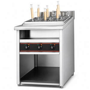 Calentador de Fideos Comercial de Pie con 6 Cestas, 220V 6kW, para Puestos de Comida y Catering - Product Image 1