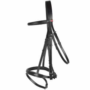 Brida ostentosa de caballo con banda de cristal para cejas ELEGIR COLOR Y TAMAÑO - Product Image 3