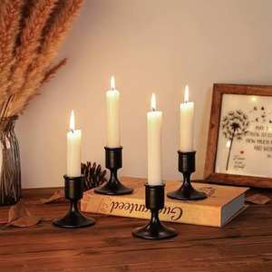 <b>Black</b> Powder Coated Aluminum <b>Candelabra</b> Home Decorative Tabletop Candle Holder for Christmas Wedding Birthday - Product Image 2