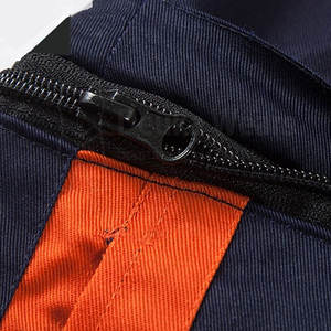 Overol de Seguridad Industrial Personalizado con Múltiples Bolsillos, Ropa de Trabajo Protectora de Poliéster para Exteriores, MOQ Bajo - Product Image 5