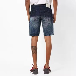 2025 nueva venta al por mayor Hip Hop verano Y2K Streetwear Unisex baloncesto pantalones cortos bordados hombres Denim Baggy Shorts Casual nueva moda - Product Image 3
