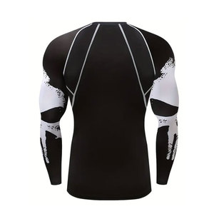 Haute qualité personnalisé Compression Performance Rash Guard pour hommes à manches courtes à manches longues Rush Guards - Product Image 5