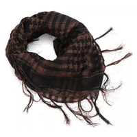 110x110cm coton randonnée écharpes arabe tactique écharpes Shemagh gland pour hommes femmes Bandana hommes femmes utiliser écharpe tactique