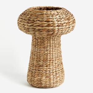 Jarrón de jacinto de agua Natural ecológico único, jarrón decorativo hecho a mano para exhibición de flores, acento decorativo para el hogar y la Oficina - Product Image 1