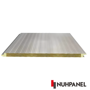 Panel Sándwich PIR para Pared Exterior, Ecológico, Resistente al Agua y al Fuego, Revestimiento Aislante para Fachadas, Cuartos Fríos y Baños - Product Image 1
