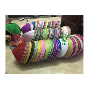 Prix usine Vietnam traditionnel Non La Hat avec tissu de soie pièce d'art faite à la main pour l'affichage, Souvenir, mode - Product Image 4