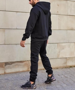 Chándal para hombre, a la moda sudaderas con capucha, trajes para hombre, conjuntos de logotipo personalizado, sudadera, pantalones de chándal, jersey con capucha de lana para primavera y otoño, conjunto de 2 piezas - Product Image 6