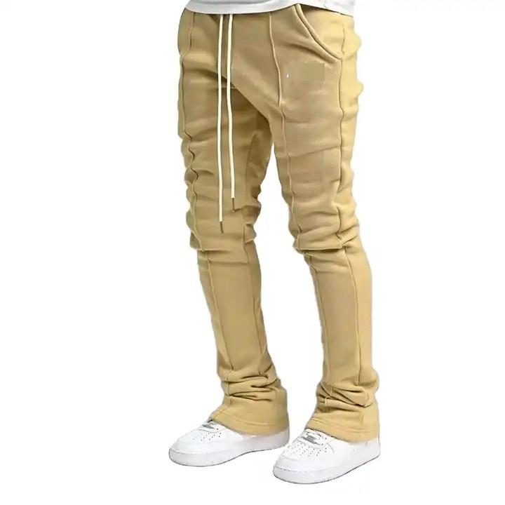 Flared Sweatpants Men Stacked Bootcut Sweatpants Flared Pants