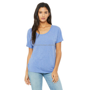 Mode Triblend femmes 8816 Bella + toile femmes Slouchy Tee mode Slouchy T-Shirt T-Shirt gris Slouchy T-Shirt respirant - Product Image 5