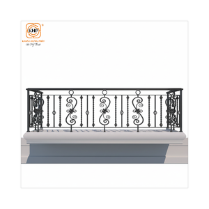 Barandilla Moderna Personalizable para Escaleras y Balcones KHP, Hierro Forjado Premium Galvanizado Anticorrosión para Residencias y Villas - Product Image 1
