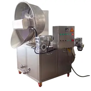 vacuum frying machine continuous fryer machine /industrial chicken fryer machine/potato chips fryer machine