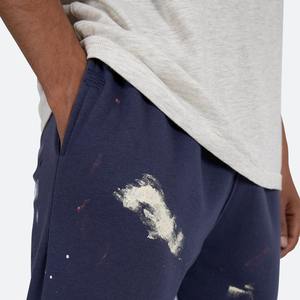 Pantalones de chándal para correr de alta calidad personalizados para hombre, pantalones de chándal acampanados con parte delantera plana de retazos desgastados con ácido acampanado vintage - Product Image 6