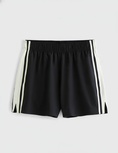 <b>Men's</b> Black Athletic <b>Shorts</b> with <b>White</b> Side Stripes Quick Dry Running Gym Workout <b>Shorts</b> - Product Image 5