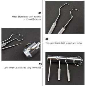 Kit d'ostéotome manuel de haute qualité pour implant dentaire, neuf, pour le lifting du sinus, marteau de dégagement osseux, cassette en acier inoxydable - Product Image 2