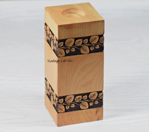 Urna conmemorativa de candelita de madera de estilo americano para decoración de Navidad Diseño grabado Suministros funerarios - Product Image 1