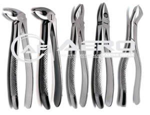 Fórceps de extracción dental manual de acero - Product Image 2