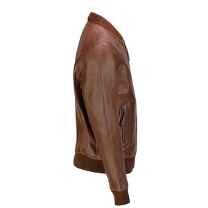 เสื้อแจ็กเก็ตหนังวัวกันน้ำสำหรับผู้ชายแจ็คเก็ตหนังวัวที่ดีที่สุดพร้อมซิปคุณภาพสูง - Product Image 5