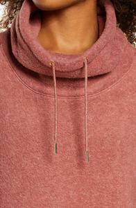 เสื้อกันหนาวมีฮู้ดผ้าฟลีซขนาดใหญ่สำหรับผู้หญิงเสื้อกันหนาวพิมพ์ลายมัดย้อมสีสำหรับฤดูหนาวเป็นมิตรกับสิ่งแวดล้อม - Product Image 4