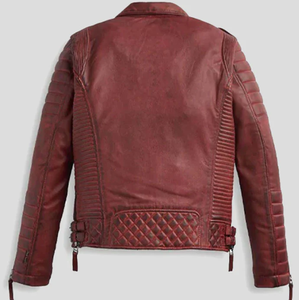 Nouvelle Veste en Cuir Unisexe Modèle 2026 Tendance Coupe-Vent Col Montant Logo Avant Style Vintage Hiver - Product Image 6