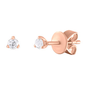 Boucles d'oreilles en diamant à la mode plaqué or blanc 14 carats pour femmes clous de mode fabriqués en Inde pour les mariages Offre Spéciale - Product Image 2