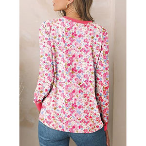 T-shirt en tricot uni pour femmes, tissu doux et confortable, design vibrant, style décontracté moderne, haut tendance et coloré - Product Image 2