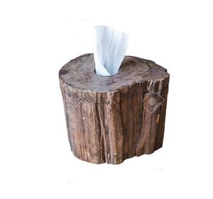 Boîte à mouchoirs en bois design Forme personnalisée Porte-mouchoirs décoratif fait à la main Forme personnalisée Boîte à serviettes fantaisie en gros - Product Image 1