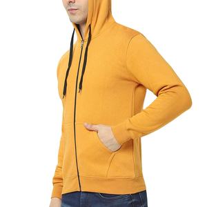 เสื้อฮู้ดดี้ผู้ชายทรงปกติ ผ้าฟลีซเนื้อหนัก 100% ผ้าฝ้าย ซิปยาวเต็มตัว - Product Image 4
