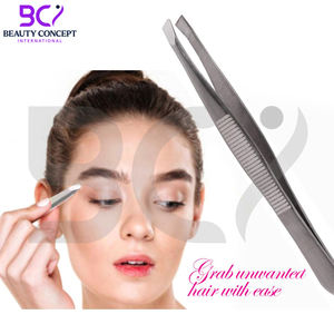 Las mejores pinzas para cejas en color plateado Acero inoxidable La más alta calidad Reutilizable y duradera Producto más nuevo Herramienta de belleza - Product Image 6