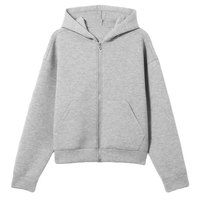 Sudadera con Capucha para Hombre, 100% Algodón, con Logotipo Personalizado en la Parte Delantera, con Bolsillo, Corte Holgado, Tejido de Punto Ecológico para Invierno