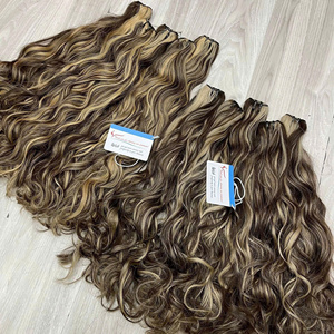 ผมต่อแบบหยักศกธรรมชาติผมหนาสองชั้นหนาสีสำหรับฤดูหนาว - Product Image 5