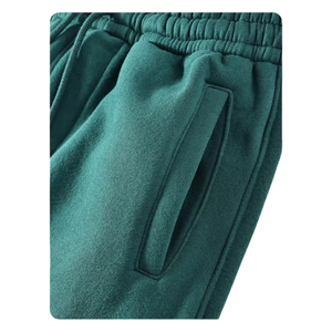 <b>Men's</b> Lightweight 400Gsm Fleece Jogger Sports Casual Sweatpants Drawstring Mid <b>Waist</b> Flat Front OEM Supply 100% Cotton - Product Image 3